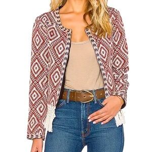 Tularosa Santa Fe Boho Fringe Jacket Southwest Festival Western Size M